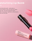 Moisturizing lip bomb - pink - 3g