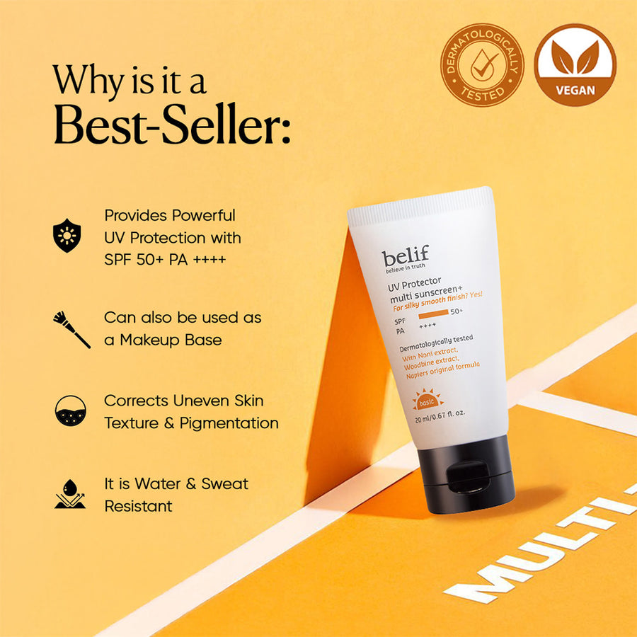 UV protector multi sunscreen+ SPF50+ / PA++++ 20ml