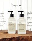 Luxury Ceramides Bath & Body Care Set, Body Wash & Lotion For Restoring Skin Barrier & Deep Nourishment