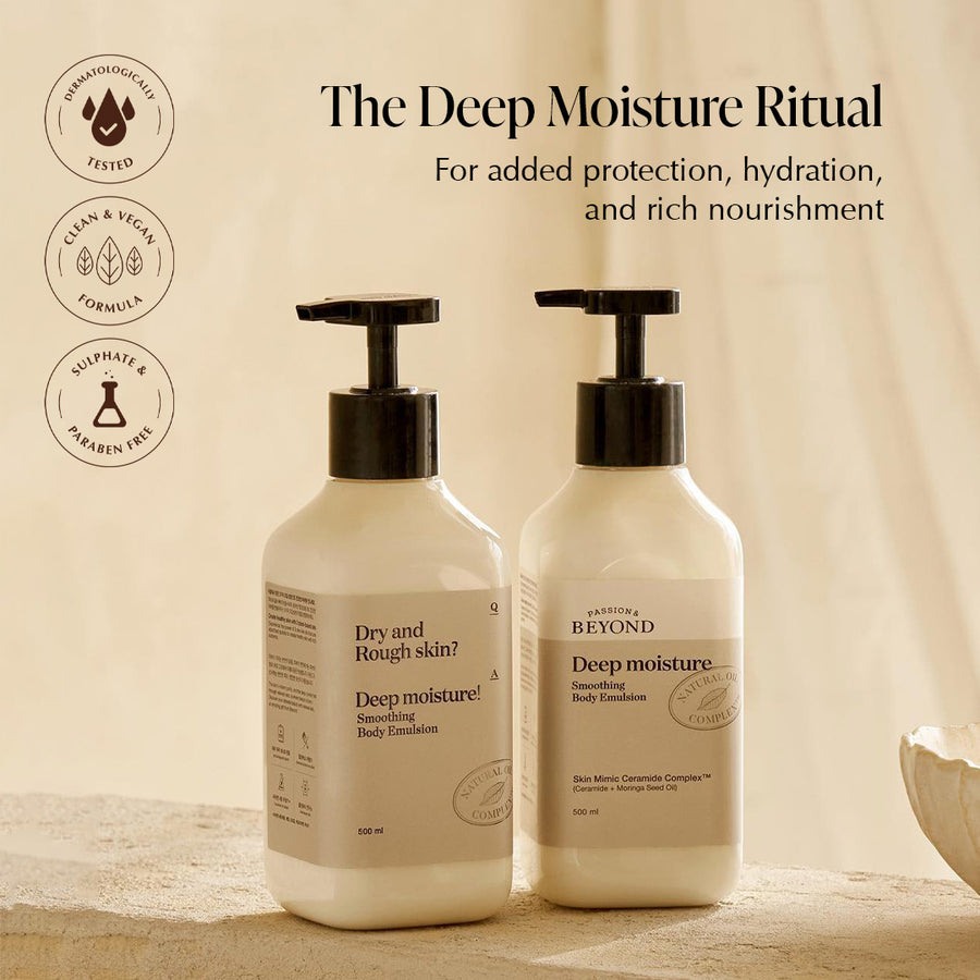 Ceramide Infused Body Emulsion, For Smooth Deeply Nourished Skin,500Ml