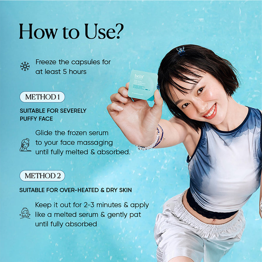 7 Hyaluronic Frozen Serum & Multi Vitamin Mask Day & Night Combo