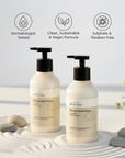 Luxury Ceramides Bath & Body Care Set, Body Wash & Lotion For Restoring Skin Barrier & Deep Nourishment