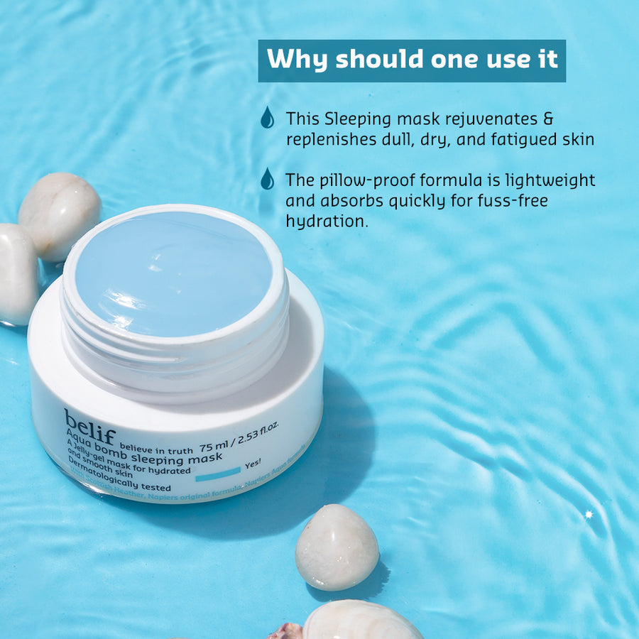 Aqua bomb sleeping mask
