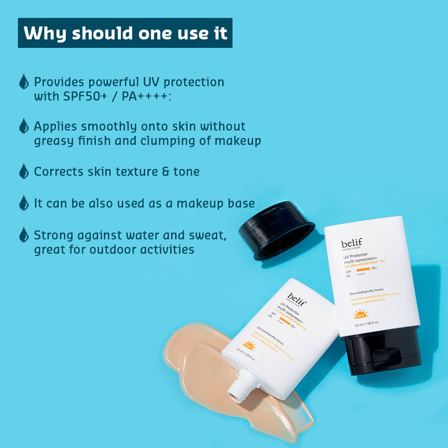 UV protector multi sunscreen+ SPF50+ / PA++++